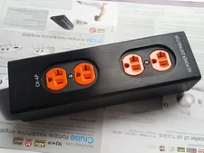 1x ck US AC Power Strip Bar Distributor HIFI Copper Socket 4outlet occ silver 