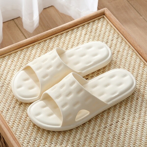 Non-Slip Soft Yellow House Shoes Beach Sandals Size 9-image