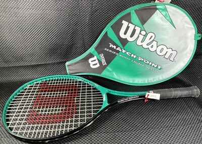 Wilson Match Point Oversize Tennis Racquet Series 6000 3/8-L3 w/Cover  IN5513