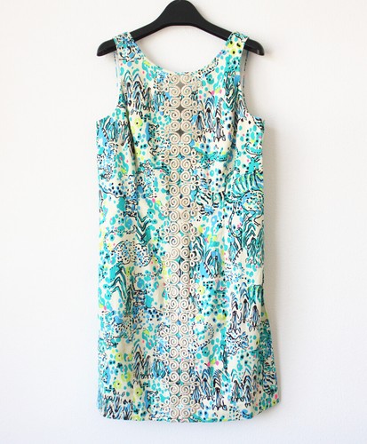 NEW Lilly Pulitzer Ember Shift Dress, Sea Oat Escapades Everglades, Size 6