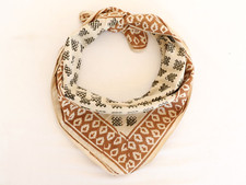 Pure Bandana Scarf Handmade Hand Block Print Bandana Organic Cotton Bandana