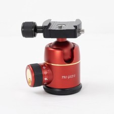 Photo Clam ball head Pro Gold II Q.R choose color black/red