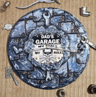 Garage Wall Clock/Crafted Car Biker Gift Men Wood Clock/Steampunk/Hand Made/OOAK