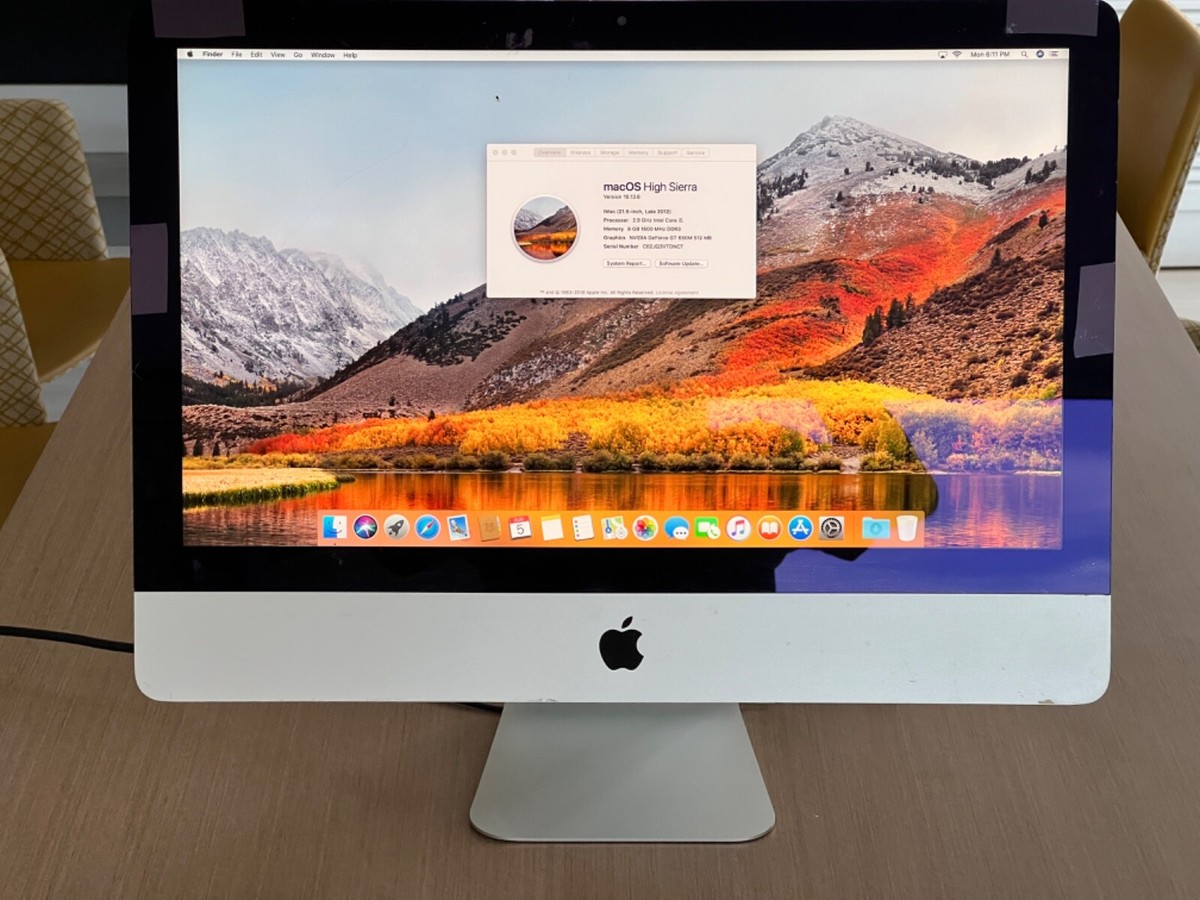 iMac (21.5インチ・2012後期モデル）