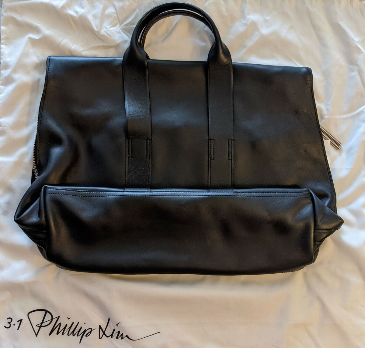 3.1 Phillip Lim Black Hour Leather Bag | eBay 3.1 Phillip Lim Black Hour Leather Bag | eBay