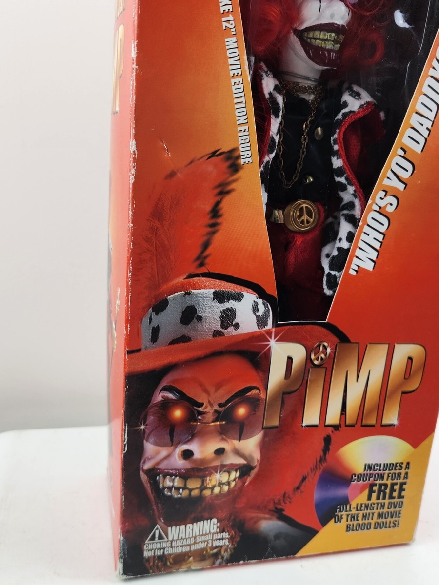 Blood Dolls Pimp Figure Doll 2001 Full Moon Toys SEALED