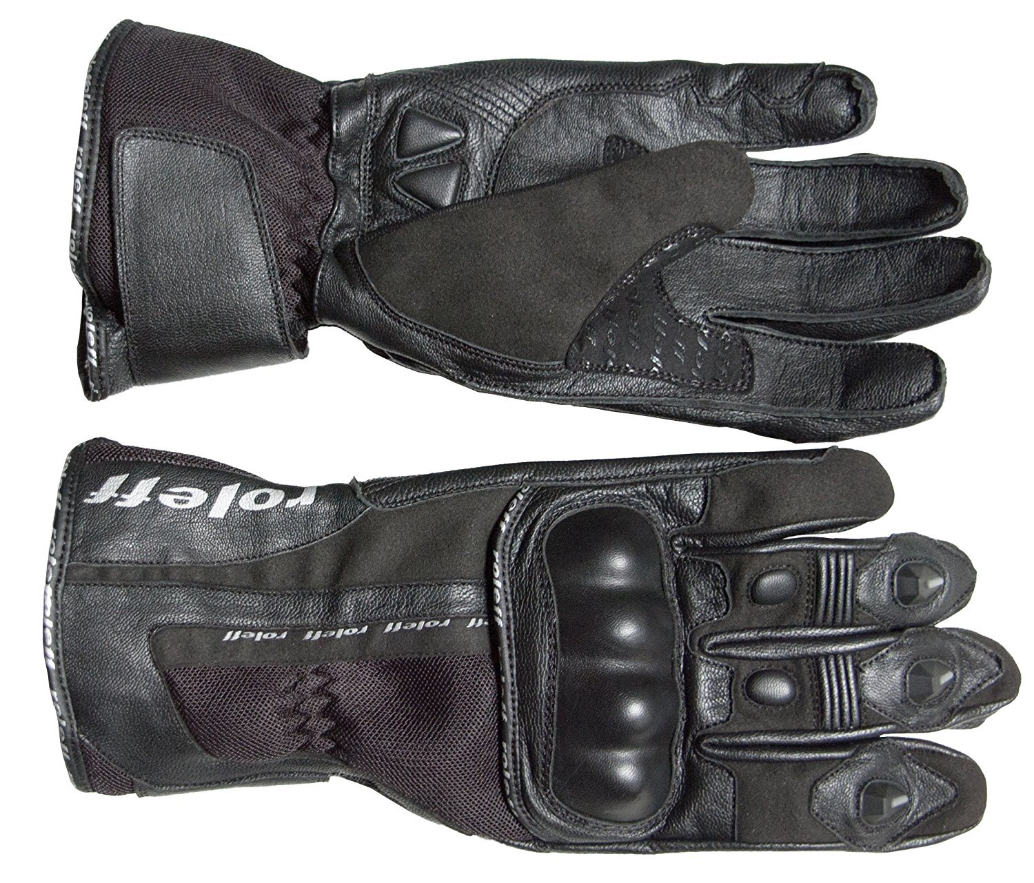 Gants d'été en cuir Roleff RO45 évitez les mains moites en moto taille L