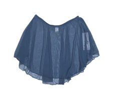 Wear Moi Magda Ballet Dance Dark Grey Sheer Mesh Skirt Womens M/L