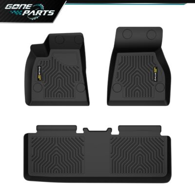Fit For 2015-2020 Tesla Model S All Weather TPE Floor Mats Protection Liners