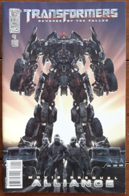 TRANSFORMERS: ALLIANCE #1, MOVIE PREQUEL, IDW PUBLISHING, DECEMBER 2008, VF