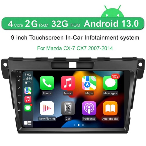 Android 13 Car Radio Carplay GPS Navigation Stereo for Mazda CX-7 2004-2014 32GB - Picture 3 of 18
