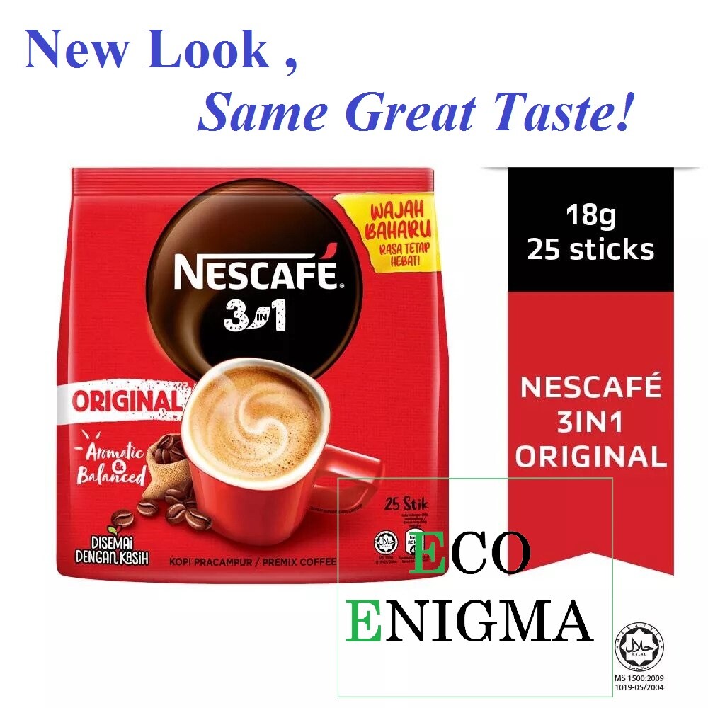 NESCAFE 3in1 Original (New Pack) Instant Coffee 100 sticks (4 pack