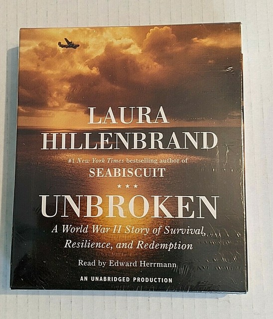 UNBROKEN BY LAURA HILLENBRAND AUDIO BOOK 11 COMPACT DISCS