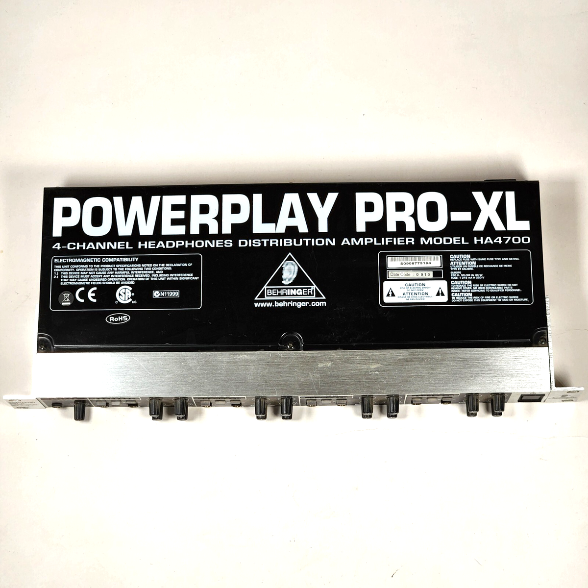 Behringer HA4700 4 Channel Headphone Amplifier for sale online | eBay