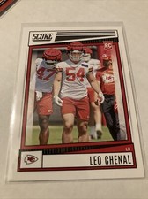 2022 Score Football #354 Leo Chenal Rc Chiefs