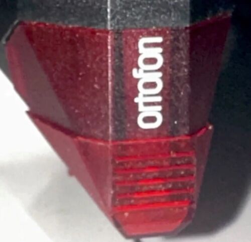 Capteur de son rouge Ortofon 2M avec coque arriere aiguille rouge + protection aiguille - cartouche - Photo 1/21