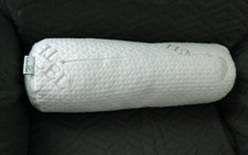 Funda de Almohada Ultra Suave para Cuello Rollo y Funda de Almohada Redonda con Refuerzo Cervical