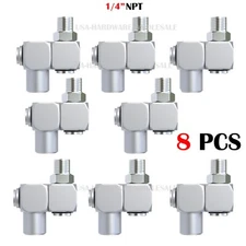 1/4'' Air Tool Swivel Fitting, 8 Pcs 360 Degree Swivel Air Hose Connector  8 PCS