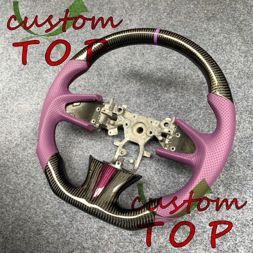 real Carbon Fiber Steering Wheel Fit For Infiniti Q50 QX50 2014 2015 2016 2017