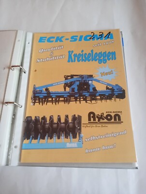 Tractor brochure agricultural machinery brochure, No. 231 other brochures listed
