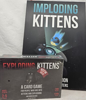 Jeu De Cartes Imploding Kittens - Extension FR Pour Exploding Kittens, à Partir De 2 Joueurs, Neuf