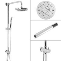 Welfenstein Regendusche Aufputz Set Regenbrause 20Cm Duschsystem Dusche 2Q-1482