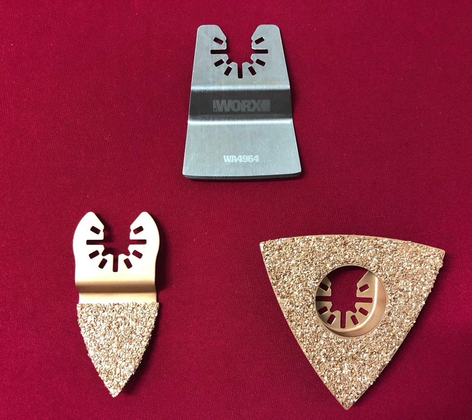 Worx Sonicrafter Oscillating Multitool Universal Paint Removal Kit - 3 PC WA5098 - Image 3 of 4