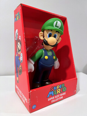 Super Mario Bros. LUIGI 9 inch Super Size Figure Collection