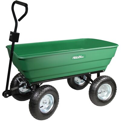 Transportwagen 300 kg Gartenwagen kippbar Handwagen Kippwagen für Rasentraktor L