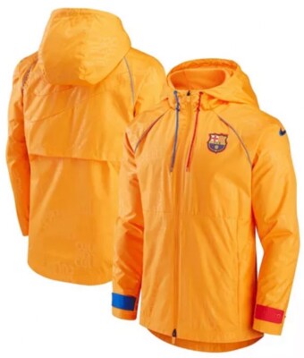 New NIKE FC BARCELONA ALL WEATHER JACKET DH7831-836 Full Zip