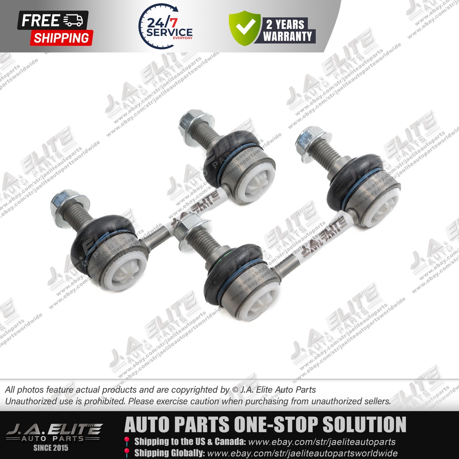 2pcs Rear Stabilizer Support Rod fit Bentley Mulsanne (2010+), OEM:3Y0505465
