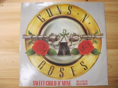 GEFFEN GEF 43T 12'' 45RPM '88 GUNS 'N' ROSES ''SWEET CHILD O' MINE'' DAMONT EX