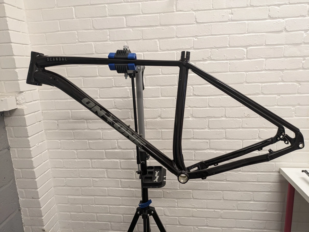 On One Scandal Black Gloss Trail Hardtail Mountain Bike Frame 19.5
