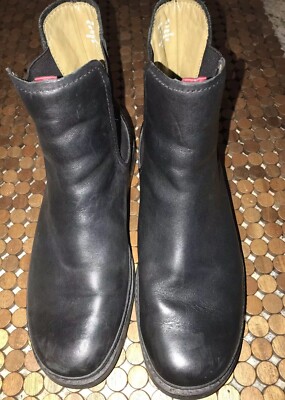 I TRAVEL Mens Waterproof Leather Moto Slip On Boot US