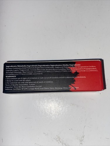 Lápiz labial mate Miss Rose, #35 Passion - Crema hidratante de larga duración caducidad: 04/2026 - Imagen 9 de 11