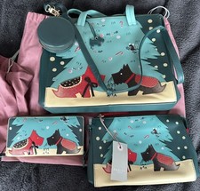 Radley Under The Mistletoe Signature Picture Bag, Clutch Bag & Matinee Purse