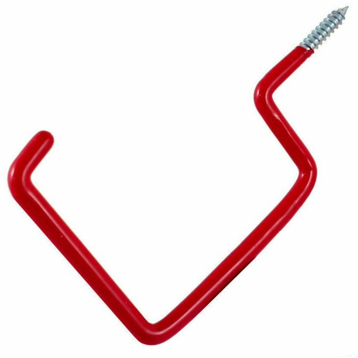 x Ceiling Wall Hanger Ladder Hooks Storage PVC RED Screw in
