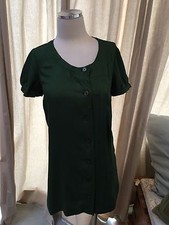 Lark & Wolff Urban Outfitters Hunter Green Tunic Top XS Excellent