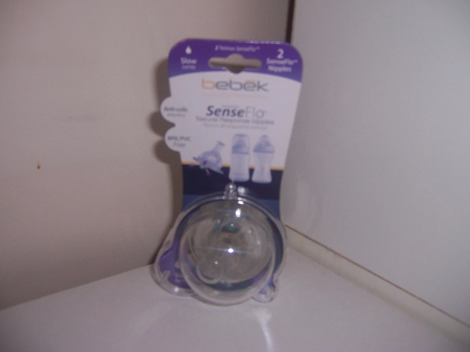 Bebek FAST flo sense flo baby bottle NIpples anti colic new
