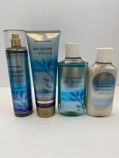 BATH & BODY WORKS SEA ISLAND SHORE  MIST/ SHOWER GEL/ BODY CREAM You Choose