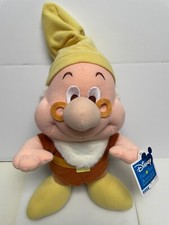 Snow White Seven Dwarfs Disney Doc SEGA Plush 12" TAG Toy Doll Japan 2008