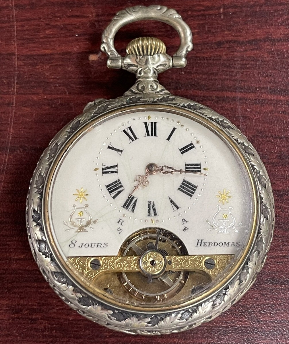Hebdomas 8 Day Pocket Watch..TJ268 | eBay Hebdomas 8 Day Pocket Watch..TJ268 | eBay