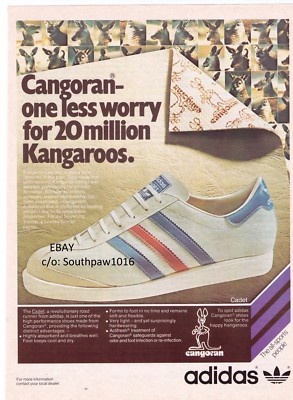 1977 Adidas "Cadet" Running Shoe Vintage Print Advertisement | eBay