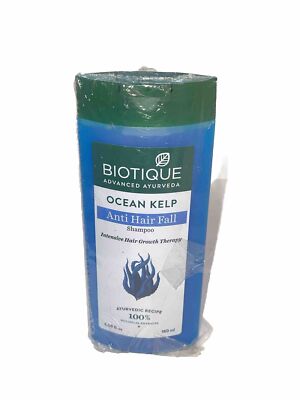 Biotique Ocean Kelp Anti Hair Fall Shampoo Hair Growth 6.08 Fl Oz