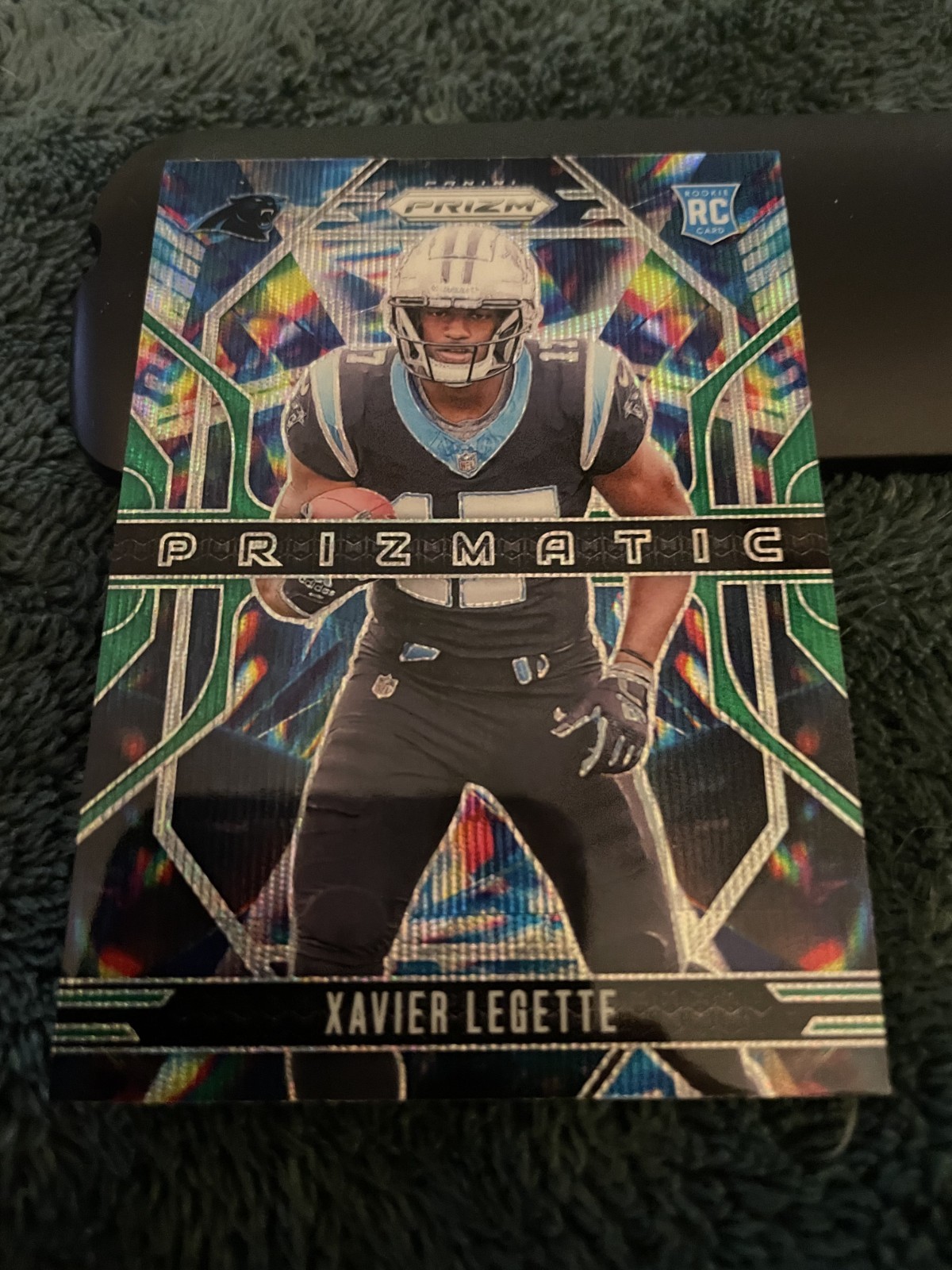 2024 Prizm - Prizmatic Xavier Legette #16 Green Wave