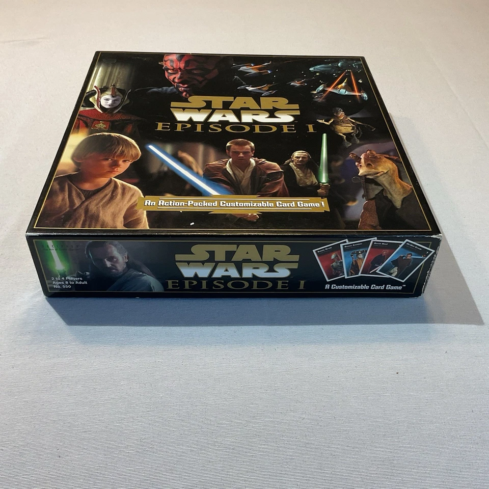 Star Wars Episod I NWOT Action-Packed Customizable Card Game Box Shows Wear - Image 3 of 4