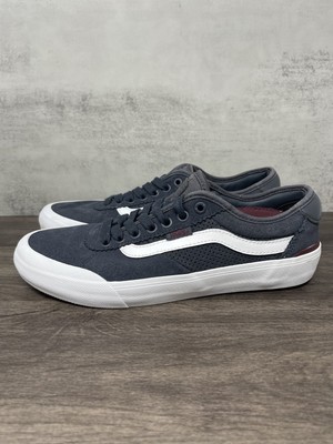Vans Chima Pro 2 Shoes Mens 8 Low Top Skateboarding Blue Grey White