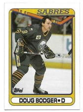 DOUG BODGER 1990-91 TOPPS CARD NEAR MINT+ CONDITION