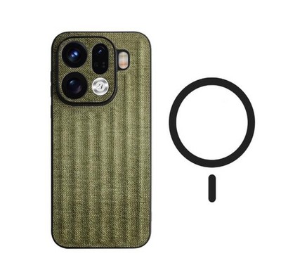 OPPO Find X9 Pro Protective Case PU Leather Pattern Cover Anti-scratch Shell