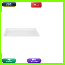 Get G.E.T. Ml-242-W White 28 X 16 Rectangular Tray Break Resistant Dishwasher